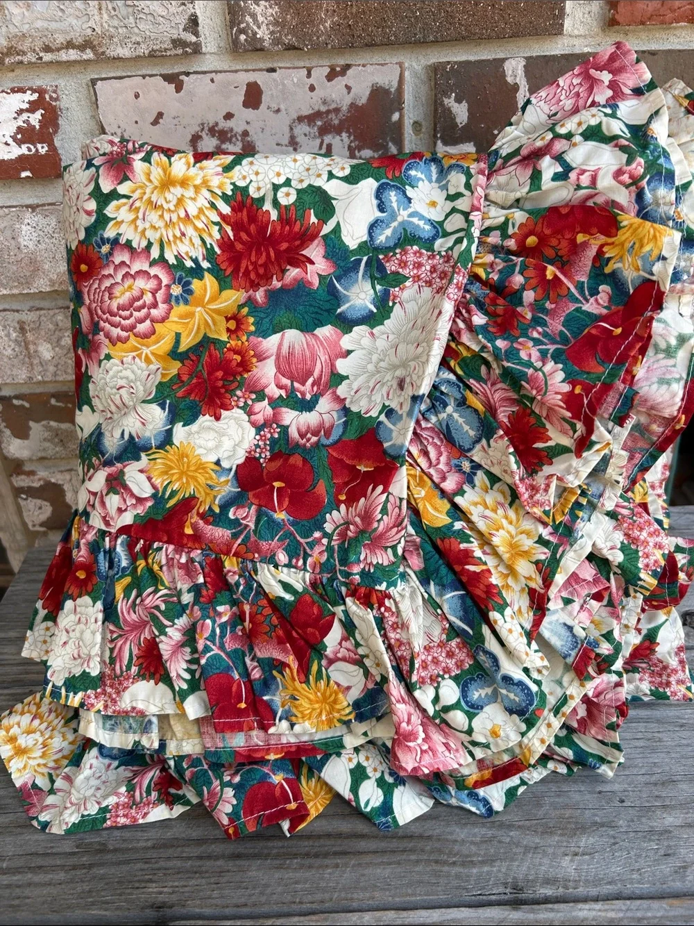 Vintage Ralph Lauren Thousand Flowers King Duvet Cover Rare Like New one Owner